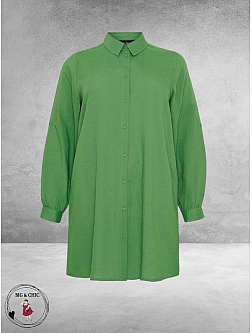 No.1 by OX Longblouse – Tijdloze Klassieker Mint Groen